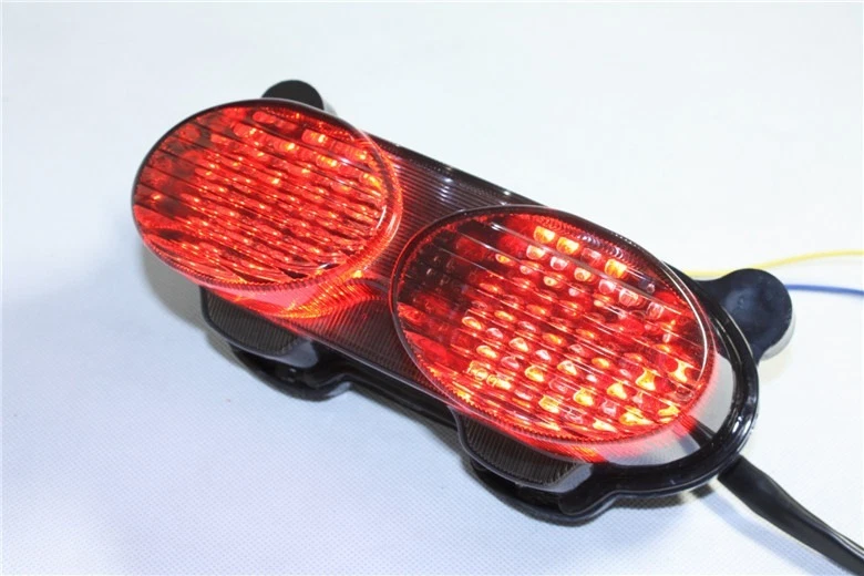 Luz trasera LED freno intermitente integrado para Kawasaki ZR7S ZX6R J1/J2 G1/G2 S Foto 3 de 4