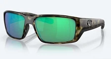 Costa Del Mar Fantail PRO Matte Wetlands Green Mirror POLARIZED Glass 580G - NEW
