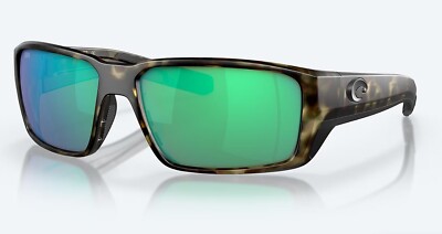 Costa Del Mar Fantail PRO Matte Wetlands Green Mirror POLARIZED Glass 580G - NEW