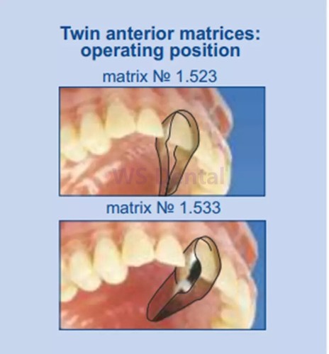 Dental Matrix Bands Proximal Anterior Strips Sectional Contoured Twin Matrices - Picture 14 of 28