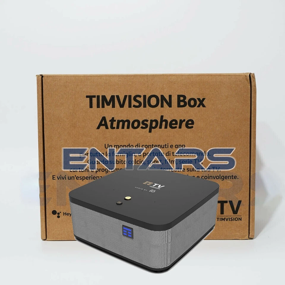 Tim box Atmosphere TIMVISION T2 Assistente vocale Google integrato 4GB 32GB