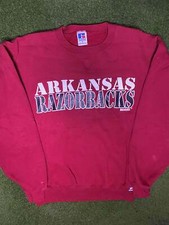 90s Arkansas Razorbacks - Vintage College Sweatshirt Medium