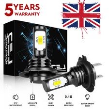 2x H7 24v 120w Headlight Bulbs Dipped Main Beam 499 Lorry Truck Hgv Bright White