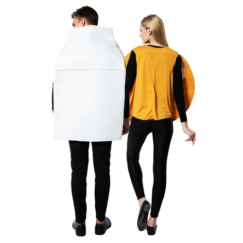 Milk Cookie Jumpsuit Fancy Dress Party Cosplay Funny Costume Themed Dress Up - Picture 4 of 8