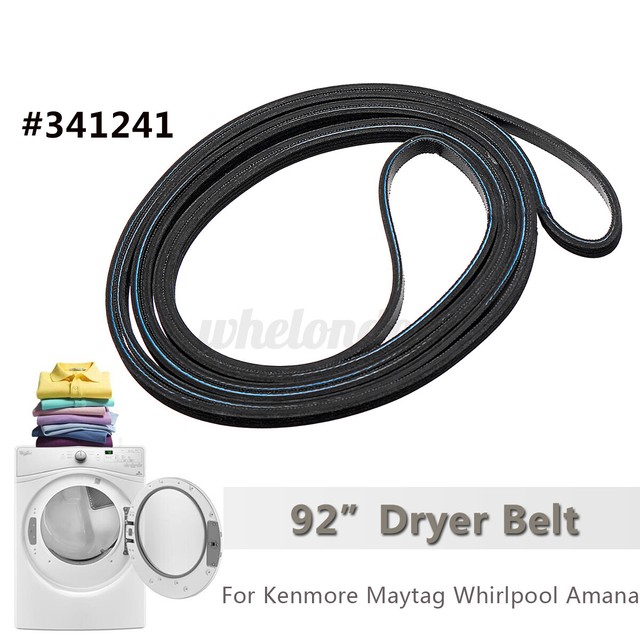 92'' Dryer Rib Belt For Maytag Whirlpool Amana 341241 AP2946843 PS346995 AP32 US eBay