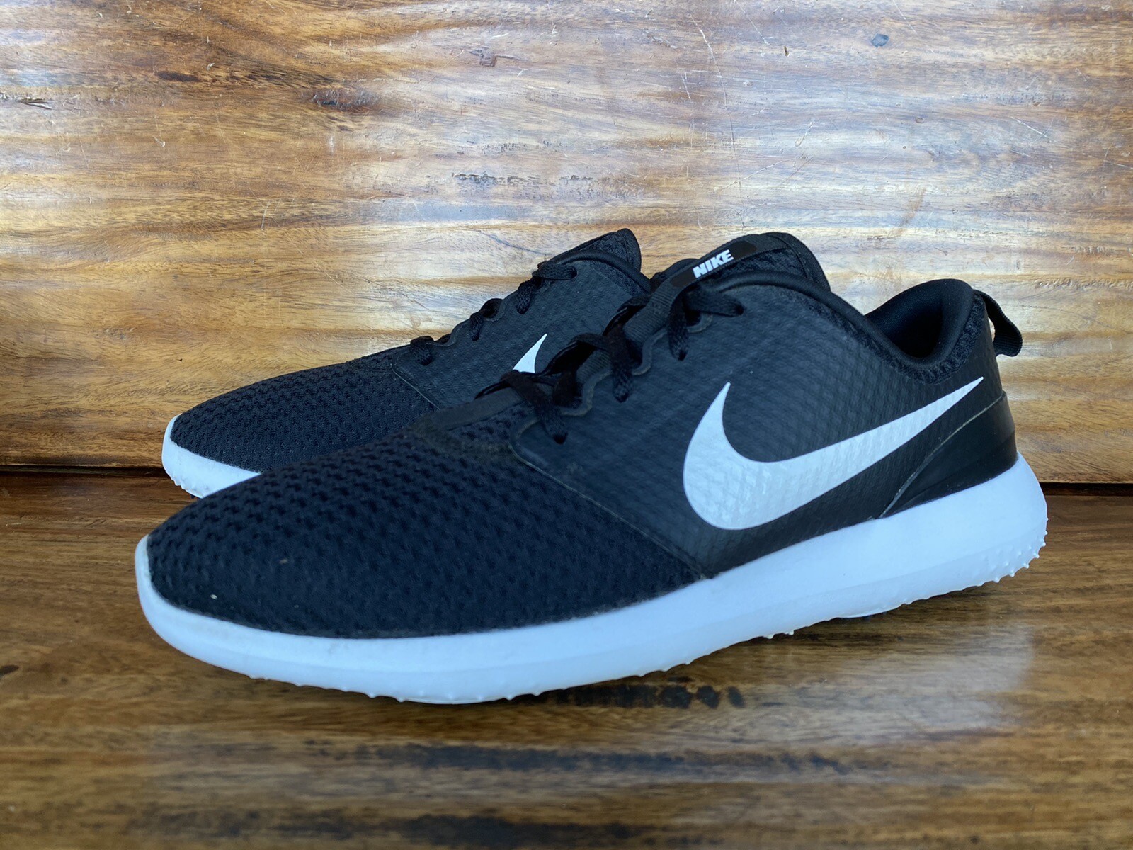 Nike Men’s Roshe G Golf Shoes Spikeless CD6065001 Black White Size 12