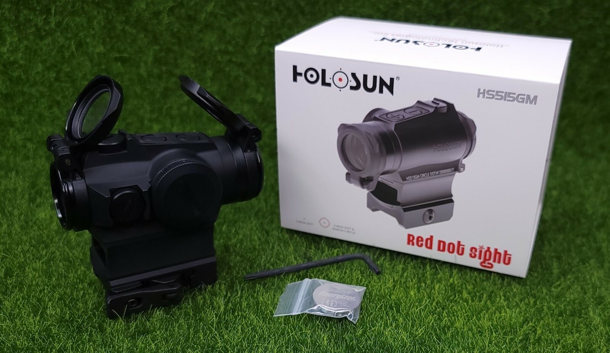 【実物】 HOLOSUN HS515GM REDドットサイト Holosun HS515GM Red Dot Sight