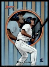 2019 Bowman's Best 1999 Franchise Favorites Riley Greene Detroit Tigers #99FF-RG