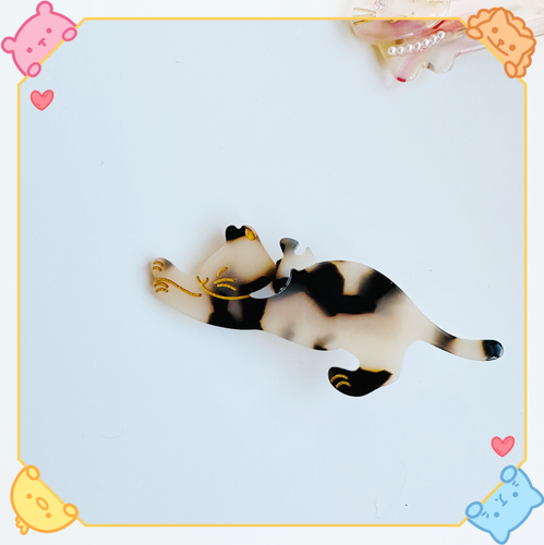 HOT SALE ! Acetate Hair Claw Lazy Cat Hair Claw Bunny Hair accessories GIFT - Picture 15 of 20