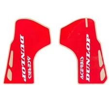 HONDA FORK GUARD GRAPHICS LAMINATED DECAL 2019-2023 CRF250 CRF450 CRF FACTORY