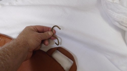 Leather Garment Bag Brown Tan Hanging Vintage EXCELLENT Top Quality - Picture 5 of 11