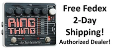 New Electro-Harmonix EHX Ring Thing Single Sideband Modulator Effects Pedal