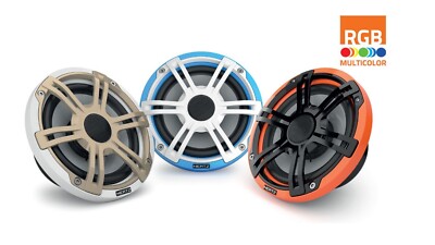 Hertz HEX Series HEX-65-S-LD-G 6.5'' 4-Ohm Marine Coax Set with RGB LEDs