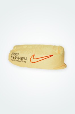 NIKE PICNIC SET ORANGE Frisbee Air Sofa Sticker Limited Japan New