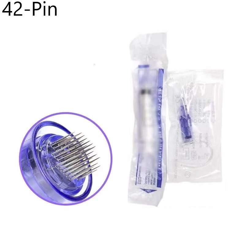Micro penna microneedle 9/12/24/36/42 pin rimozione rughe ringiovanimento pelle parti - Immagine 4 di 4