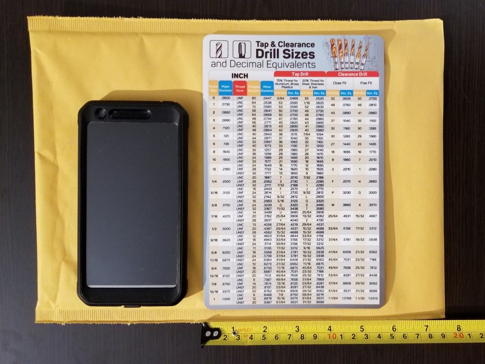 Little Machine Shop Tap Chart