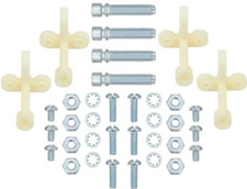 47-61 Chevygmc Truckcar Headlight Adjuster Kit With Screws 2 Headlights