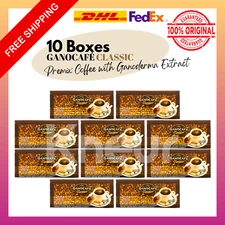 10x GANO EXCEL GANOCAFE Classic Coffee Ganoderma Reishi Halal FREE EXPRESS SHIP