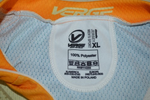 Verge Gear Sport Boulevardia Mens Cycling Jersey Bike MS Shirt Size XL - Picture 7 of 7