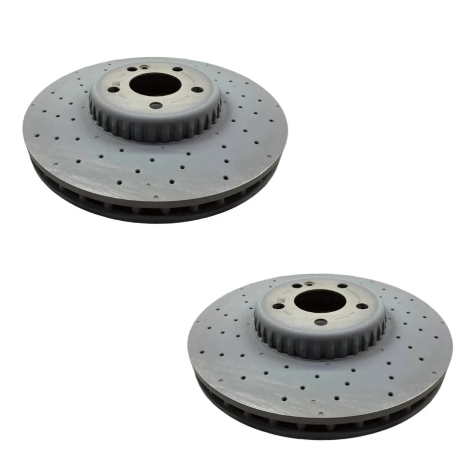 Mercedes-Benz Genuine AMG Brake Discs Pair Vented Front E-Class W213 A0004218700