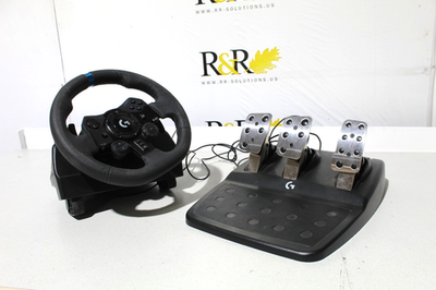 Logitech G923 Racing Wheel and Pedals - Black 97855146687| eBay