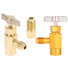 R134A Refrigerant Tap Set Self-Sealing Puncture Style Can Tap Tool R134A Can Tap
