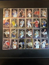 2025-26 Topps Chrome Basketball Base Cards Lot (24 cards)