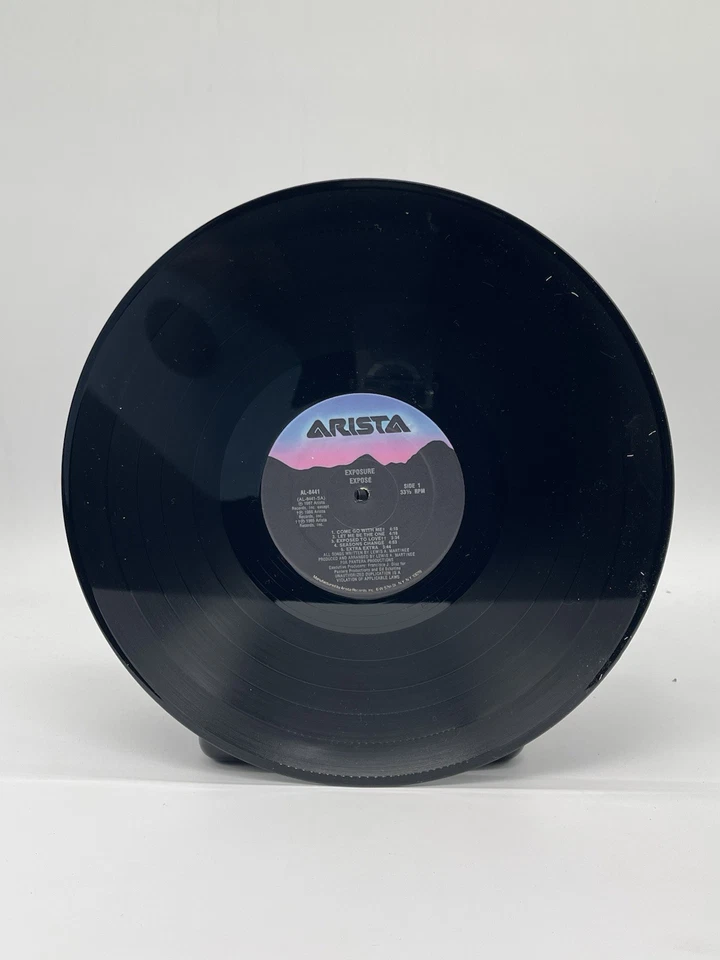 EXPOSE EXPOSURE 12" LP VG+ VINYL RECORD SHRINK w/HYPE STICKER ARISTA 1987 - Image 4 of 4