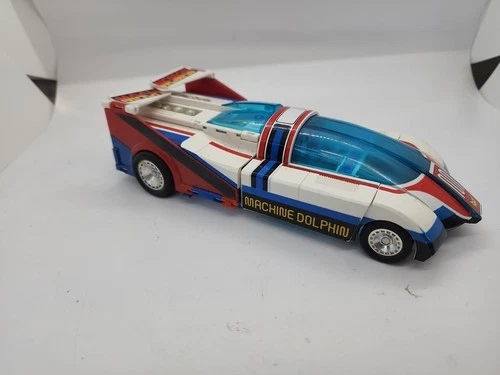VINTAGE 1984 GODAIKIN MACHINE DOLPHIN BANDAI TRANSFORMING CAR JET ONLY READ DESC