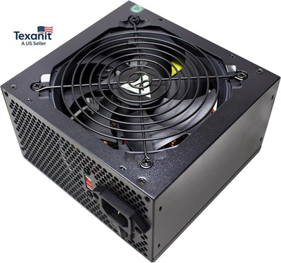 VENUS450W 450W ATX Power Supply with Auto-Thermally Controlled 120Mm Fan, 115/23