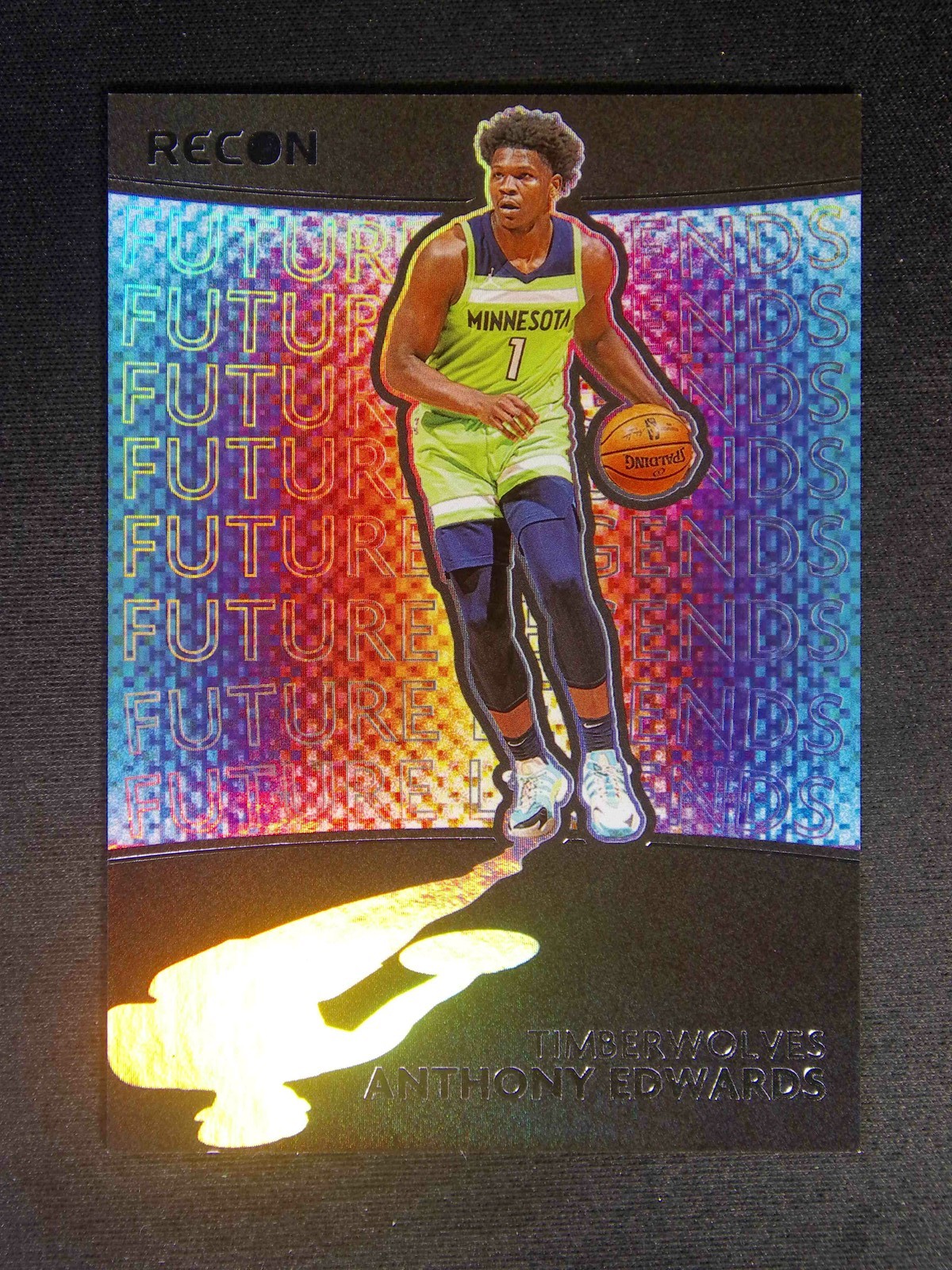2020-21 Panini Recon Anthony Edwards #1 RC Rookie Future Legends