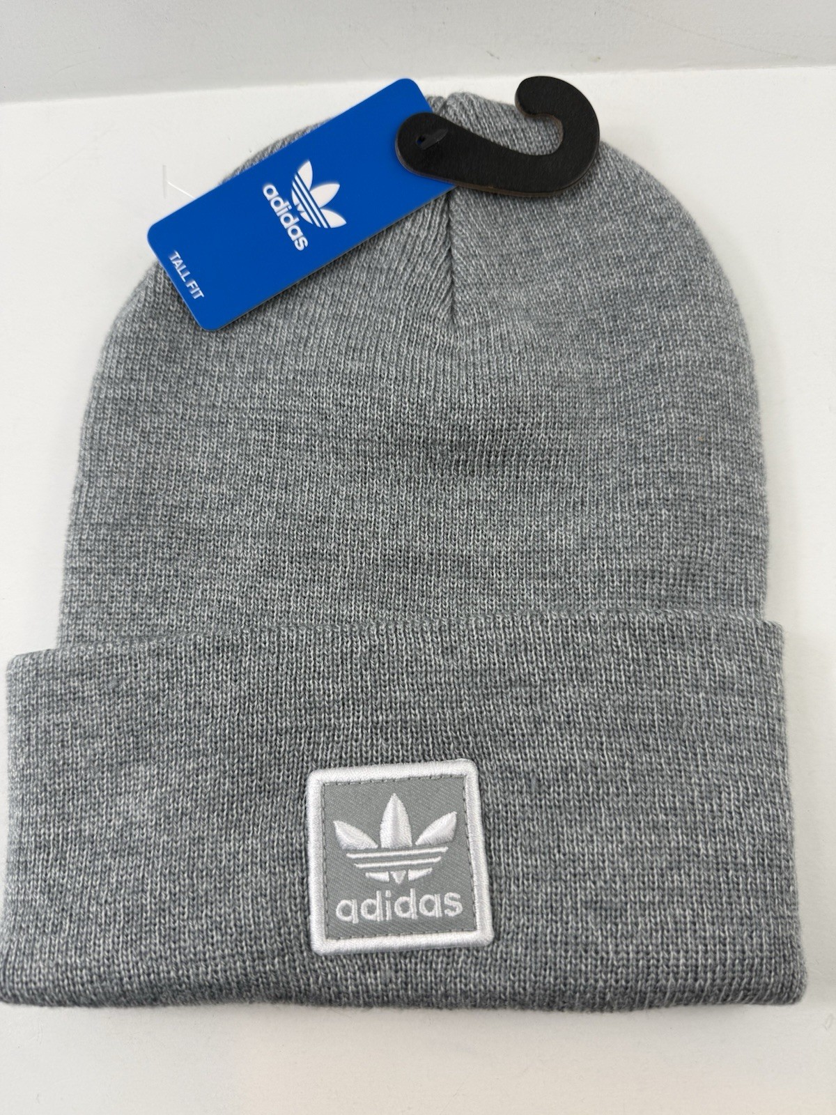 Adidas Originals Tall Utility Beanie Gray-Stone Gray/White F