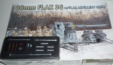 1/35 Wehrmacht - 88mm FLAK 36 mit Metallrohr & Crew - Gold Edition - Dragon