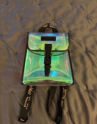 Dr Martens Mini Iridescent Holographic Clear Backpack