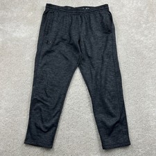 Under Armour Jogger Sweatpants Womens Size Large Gray Pockets Pull On