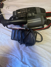 JVC GR-AX25 Compact VHS VHS-C Camcorder 10x/400x Zoom 2.5" LCD Gray