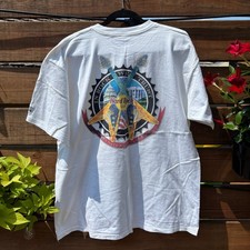 Hard Rock Cafe T-Shirt Mens XL White Used Washington DC Graphic Made in USA