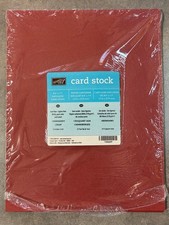 Stampin' Up 8.5 x 11 Cardstock Paper Cranberry Crisp 12 sheets 106669