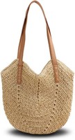 Pahajim Stroh Handtasche Damen Sommer Taschen UmhäNgetasche Damen Strandtasche