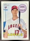2018 Topps Heritage Shohei Ohtani RC Rookie #600 Angels