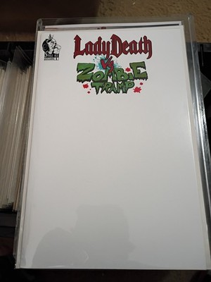 Lady Death Vs Zombie Tramp Blank Sketch Cover
