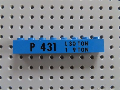 Lego 1 x Stein Baustein 3008 blau 1x8 bedr. P 431 L 30 TON  720-2