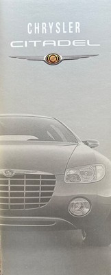 1999 Chrysler Citadel Concept Brochure; 8-Page Folder; Excellent Condition!