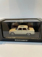 MINICHAMPS Alfa Romeo Giulia 1/43 Mini Car White Excellent Authentic