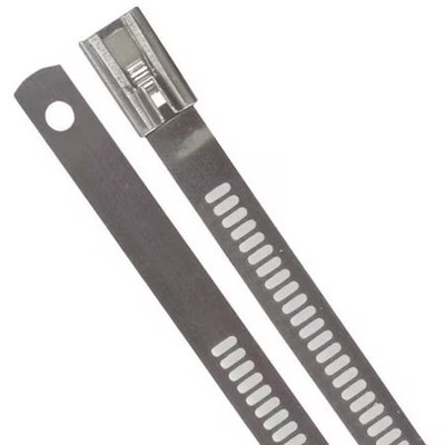 Ty-Rap Tys6-280 Cable Tie, 6 In L, 2 In Max Bundle Dia., Silver, 316 Stainless