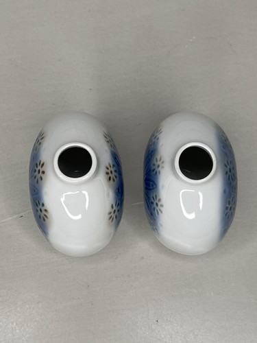 VTG Aquincum Budapest Hungary Perfume Bottle Pair w/Stoppers Flower Porcelain - Imagen 7 de 9