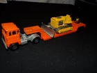 Matchbox Lesney Super Kings K23 Scammell Low Loader Truck & Bull Dozer Vintage