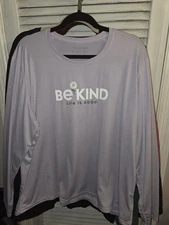 Life is Good Active Daisy "Be Kind" Women's XXL Pastel Purple