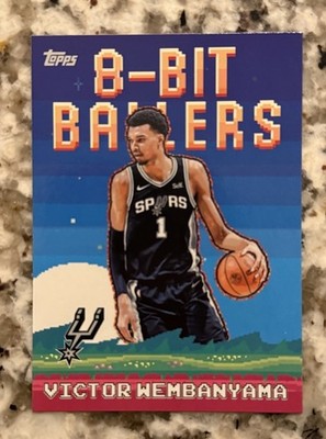 2025-26 Topps Flagship NBA Victor Wembanyama 8-Bit Ballers #8B-4