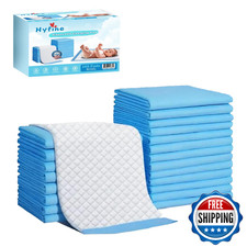Hyfine 200 Pack Disposable Changing Pad Waterproof Baby Underpads Soft Absorbent